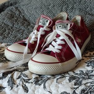 maroon converse one star size 7.5